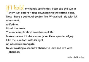 Excerpt from Sunrise Sunset